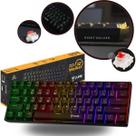 Teclado Gamer Clanm 60 V2 Night Walker Rgb Switch Red Mecânico