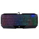 Teclado Gamer com fio USB C/ Retroiluminação LED RGB HP K110 Preto
