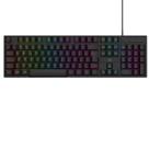 Teclado Gamer Dazz GTE1000 ABNT2 com Luz Rainbow USB Preto