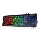 Teclado Gamer Exbom BK155C Semi Mecânico ABNT2 LED RGB USB PC