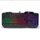 Teclado Gamer Havit KB488L Multi-Função com LED ABNT2 Preto