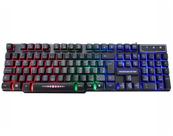 Teclado Gamer Km-5228 Rgb Rainbow Anti-Ghost,Teclas Iluminad