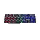 Teclado gamer km5228 rgb raibow anti-ghost, teclas iliminad