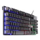 Teclado Gamer Knup Kp-2043/a Qwerty Português Brasil Cor Preto
