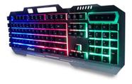 Teclado Gamer Luz Led Rgb Iluminado Para Jogos Pc Hk8870