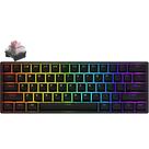 Teclado Gamer Mecânico Akko Shine-Through RGB Switch Pink