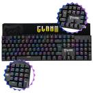 Teclado Gamer Mecânico Clanm King 100% Para Jogar Fps Switch Red Com 18 Modos de Iluminação Rgb Atalhos/Macro e Teclado Numérico