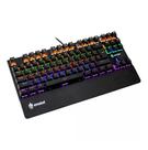 Teclado gamer mecanico com fio usb com led evolut eg204 assault blue switch