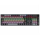 Teclado Gamer Mecânico K-MEX Shadowscope KHY528, USB, Switch Blue, Iluminação Rainbow, Layout ABNT2, Cinza e Preto - KGY528U0001CB0X