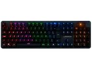 Teclado Gamer Mecânico Led Rainbow Multilaser Warrior Dunky Preto Tc248