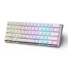 Teclado Gamer Mecânico OX Moon USB Anti Ghosting Branco Teclado Gamer Mecânico OX Moon USB Anti Ghosting Branco