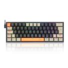 Teclado Gamer Mecânico Redragon Fizz RGB Laranja Preto Cinza SwitMarrom - K617RGB