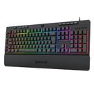 Teclado Gamer Membrana Redragon Shiva RGB V2 Full Size USB Preto - K512RGB V2