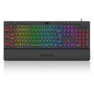 Teclado Gamer Membrana Redragon Shiva RGB V2 Full Size USB Preto - K512RGB V2