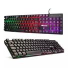 Teclado Gamer Multimídia Com Fio USB LED Multicolorido Knup KP2043A