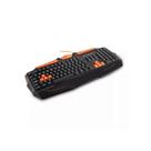 Teclado Gamer Multimídia USB Preto/Laranja Multilaser - TC21