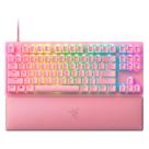 Teclado Gamer Razer Huntsman V2 RGB Switch Red - Rosa
