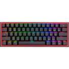 Teclado Gamer Redragon Fizz Pro 60% K616-rgb Qwerty Red