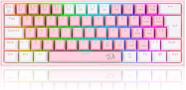 Teclado Gamer Redragon Fizz Rainbow K617-rgb-pw Layout 60%