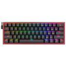 Teclado Gamer Redragon K616-RGB Fizz Pro Preto (Ingles - 3 Modos)