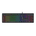 Teclado Gamer Redragon Netherbane RGB Membrana ABNT2 Full Size USB Preto K521-RGB