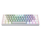 Teclado Gamer Redragon RGB Compacto Fizz Lunar Dusk Cinza