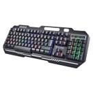 Teclado Gamer Semi-mecânico Anti-Ghosting Suporte para Celular Revestimento em Metal CL-TM8153 Clanm
