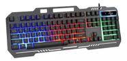Teclado Gamer Semi Mecânico BMax BMT05 com LED USB ABNT2 Resistente Alta Performance para PC