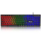 Teclado Gamer Semi Mecânico Com Iluminação Led Rainbow V3