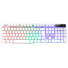 Teclado Gamer Semi Mecânico Rise Mode G1 Full, USB, Branco - RM-TG-01-FW