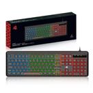 Teclado Gamer Silencioso Led Rgb Usb Pc Notebook Video Game - Knup