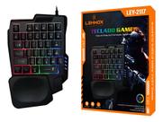 Teclado Gamer Single Handed Uma Mão Multimídia Leds Rgb Controle de Iluminação Conexão Usb Teclado Gamer Single Handed Uma Mão Multimídia Leds Rgb Controle de Iluminação Conexão Usb