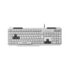Teclado Gamer Slim Multimidia Branco Multilaser - TC267