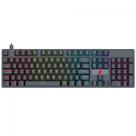 Teclado Gamer SuperFrame Striker Rainbow Switch Blue ABNT2 USB Full Size Preto SFKBSTBLFSBBUAB