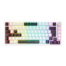 Teclado Gamer X500 Pro, Originais iPlace, Branco