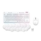 Teclado Gaming Combo Logitech G G715 e mouse tátil G705 branco