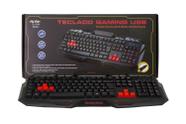 Teclado gaming tco-801 usb laranja braview
