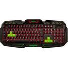 Teclado gaming tco-801 usb verde braview