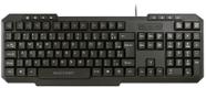 Teclado gammer c/ multimidia multilaser - preto