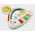 Teclado Infantil Piano Som Educativo Luz Arco Íris e muito legal.