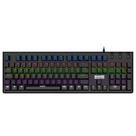 Teclado K-mex Gamer Kg-db28 Dracarys Kgdb Switch Blue Rgb