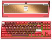 Teclado KEEBMONKEY Crush 80 Pro Vermelho em Alumínio CNC RGB Teclado KEEBMONKEY Crush 80 Pro Vermelho em Alumínio CNC RGB