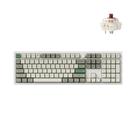 Teclado Keychron Q6 Max Sem Fio RGB Switch Marrom Branco