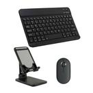 Teclado Kit Mouse Suporte Para Galaxy Tab S7 Plus / Fe 12.4 Teclado Kit Mouse Suporte Para Galaxy Tab S7 Plus / Fe 12.4
