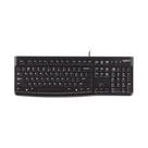 Teclado Logitech K120 com Fio - Preto - Tamanho Normal