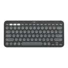 Teclado Logitech K380 Pebble Keys 2 Grafite Sem Fio Teclado Logitech K380 Pebble Keys 2 Grafite Sem Fio