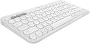 Teclado Logitech Pebble Keys 2 K380S Sem Fio cor:branco Teclado Logitech Pebble Keys 2 K380S Sem Fio cor:branco