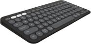 Teclado Logitech Pebble Keys 2 K380S Sem Fio cor:preto Teclado Logitech Pebble Keys 2 K380S Sem Fio cor:preto