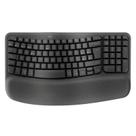 Teclado Logitech Wave Keys 920-012278 Ergonômico Sem Fio cor:preto Teclado Logitech Wave Keys 920-012278 Ergonômico Sem Fio cor:preto