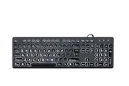 Teclado M MC Saite com fio, retroiluminado, USB, 104 teclas Teclado M MC Saite com fio, retroiluminado, USB, 104 teclas